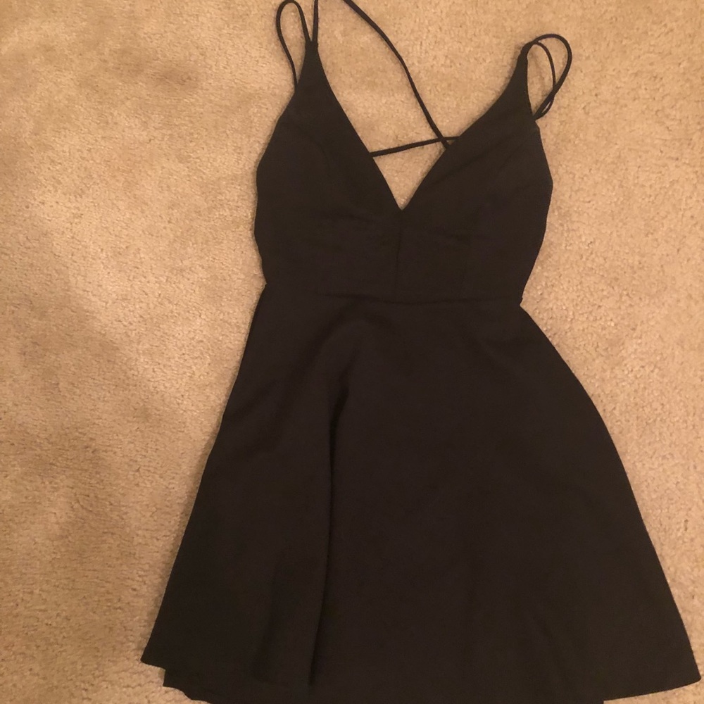 black lulus dress